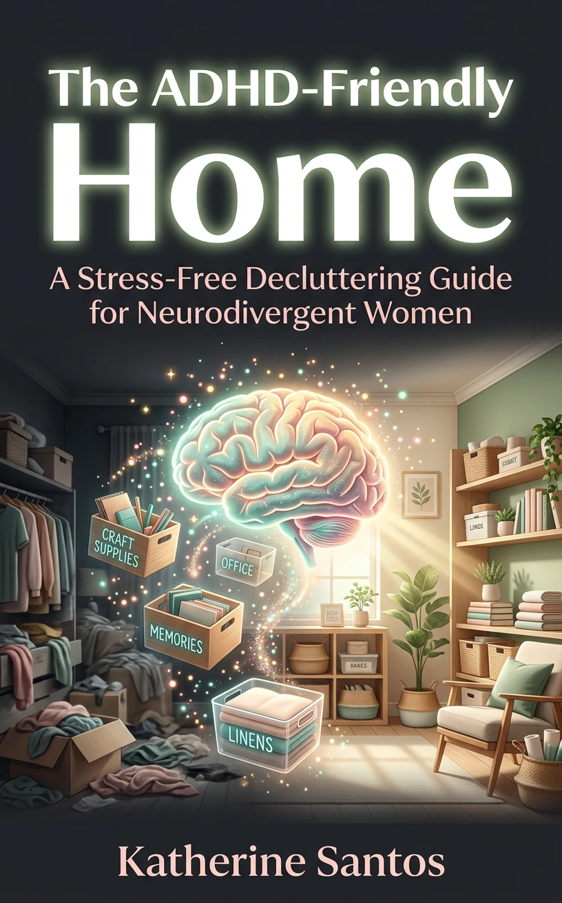 Green Calm Vibes 1776761173758-019daf37-7b72-7c7c-b901-285146328ac3 How to Declutter Your Home Without Losing Your Mind (An ADHD-Friendly Guide) + Free Download Room-by-Room Declutter Checklist (Printable US Letter & A4)  
