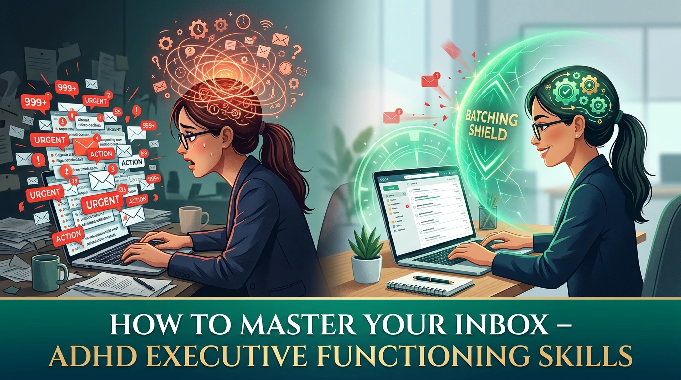 Green Calm Vibes 1777824977443-019dee9f-ef7a-7c9b-aee1-ec777ea6b136 How to Master Your Inbox: Executive Functioning Skills for the ADHD Professional + Free download Weekly Work-Flow Planner (Printable US Letter & A4)  